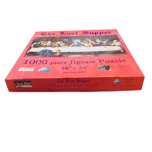 10/$25🦋 SunsOut The Last Supper 1000 Piece Puzzle - Picture 5 of 10